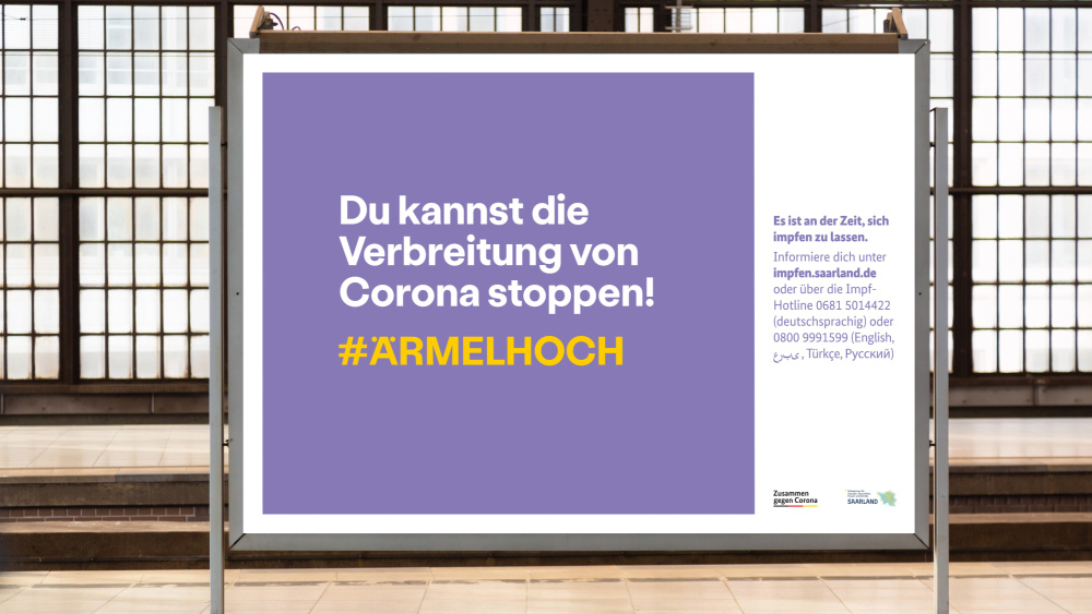 Großfläche Impfkampagne